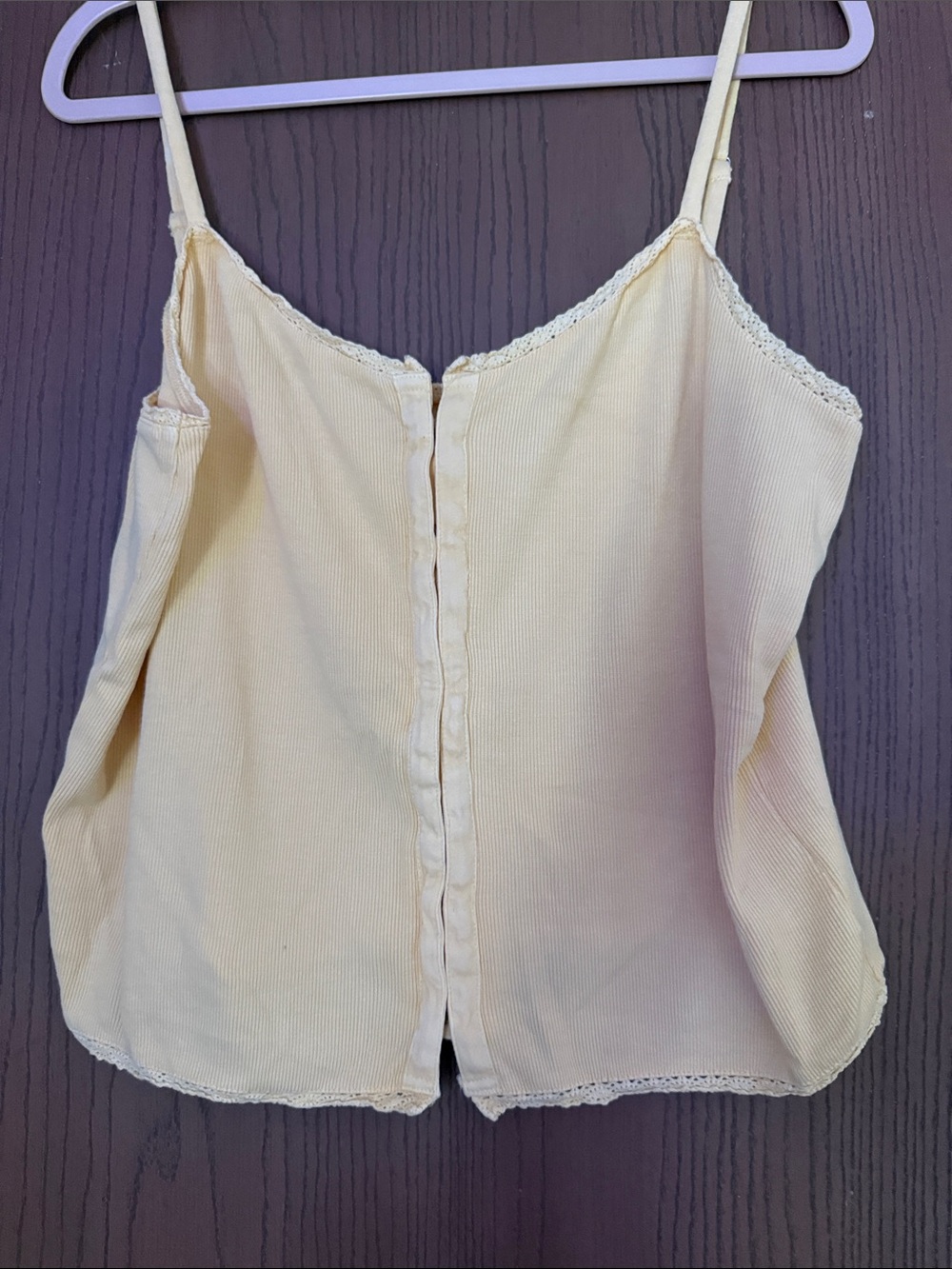 Idyllwind (Fueled by Miranda Lambert) Ribbed Lace-Trim Camisole